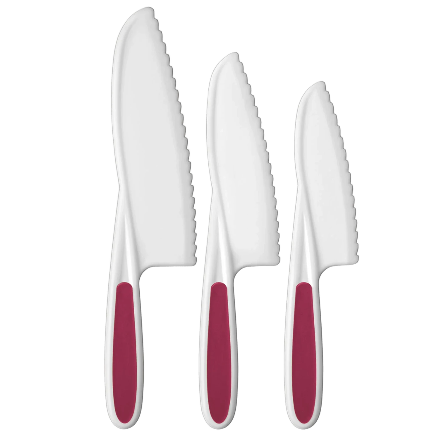 Zulay Kids Knife Set for Cooking and Cutting Fruits Veggies & Cake - Perfect Starter Knife Set for 