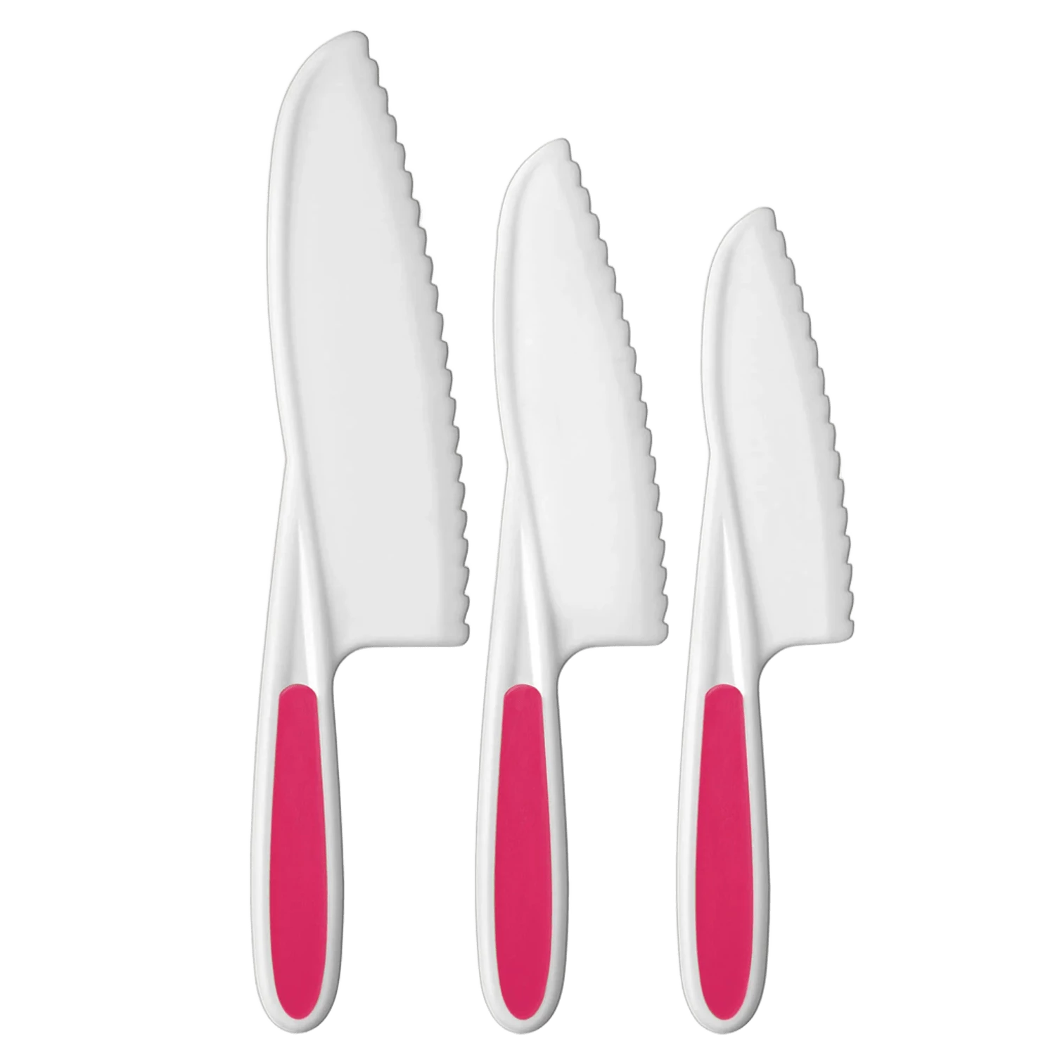 Zulay Kids Knife Set for Cooking and Cutting Fruits Veggies & Cake - Perfect Starter Knife Set for 