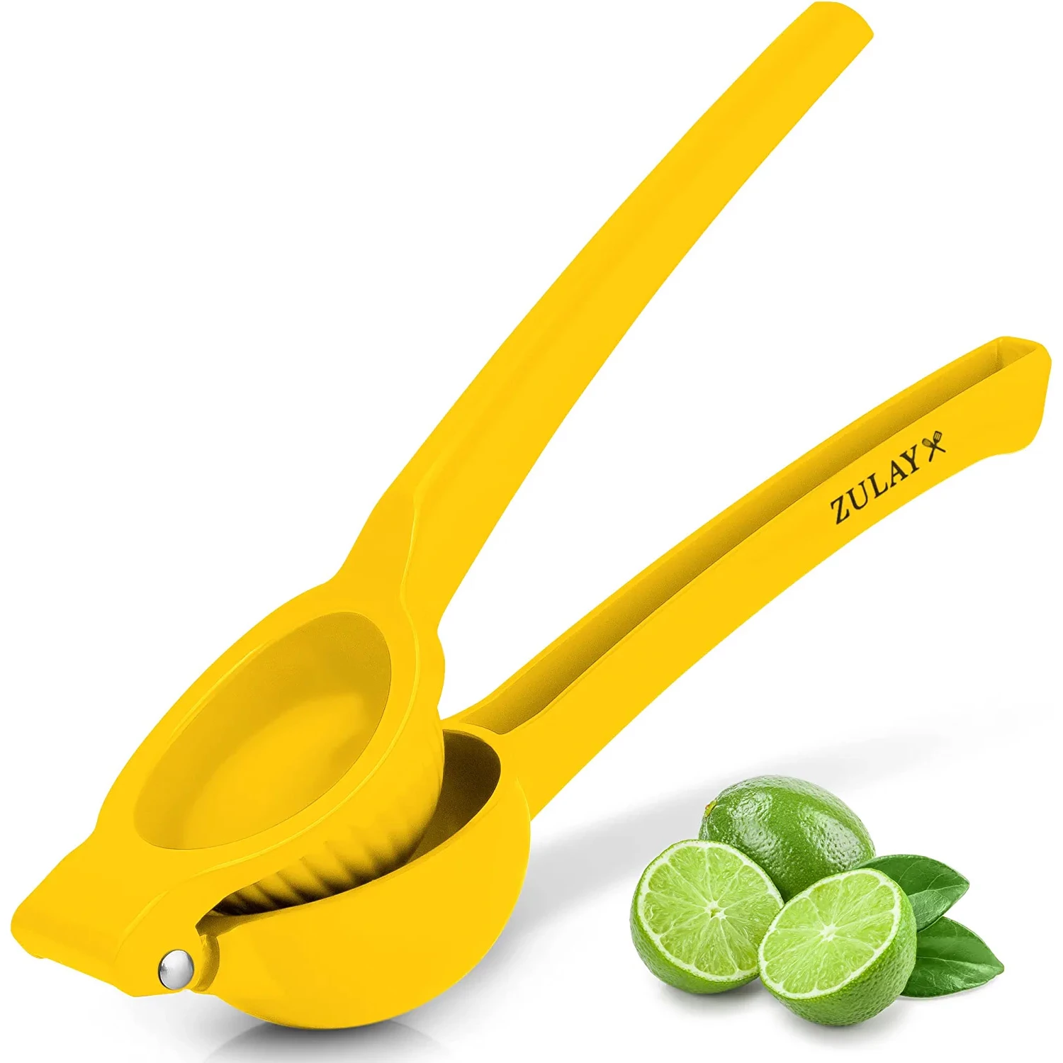 Zulay Premium Quality Metal Lime Squeezer, Citrus Juicer