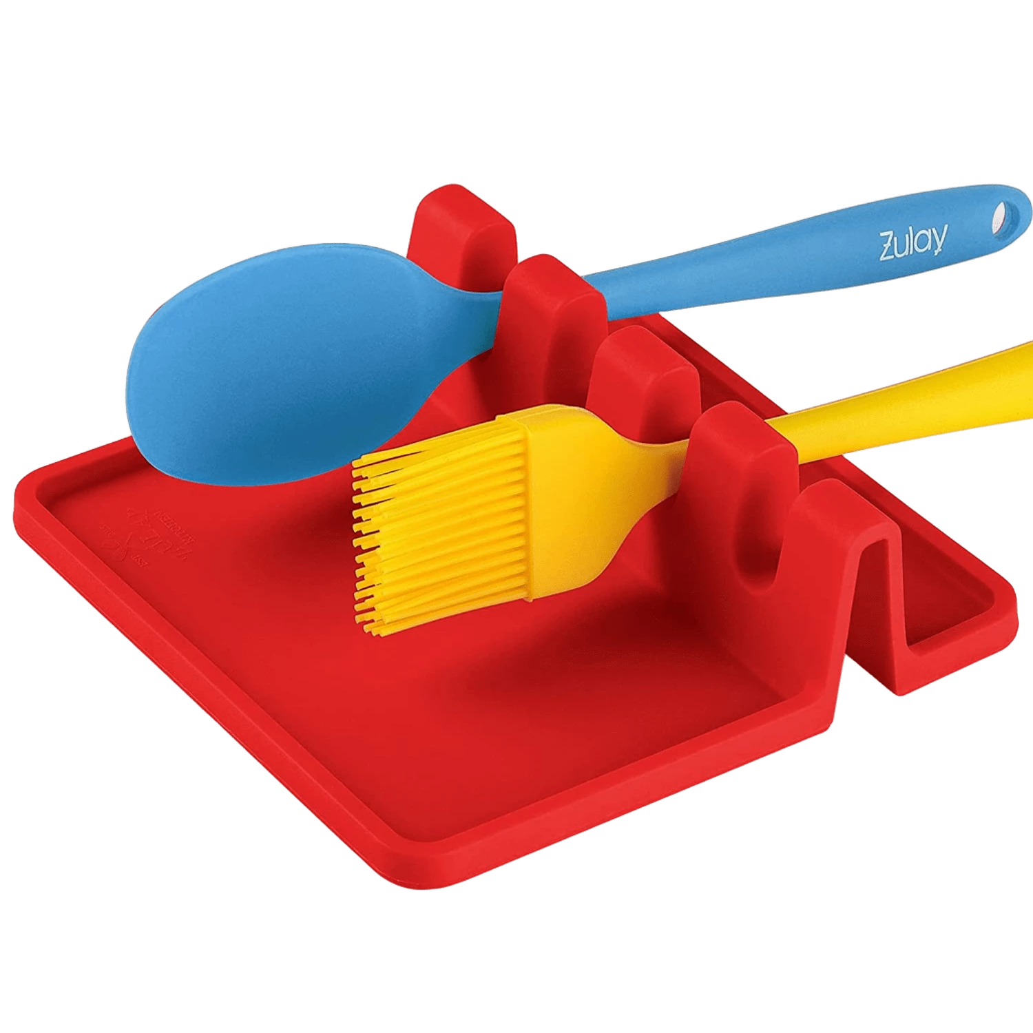 Silicone Utensil Rest with Drip Pad