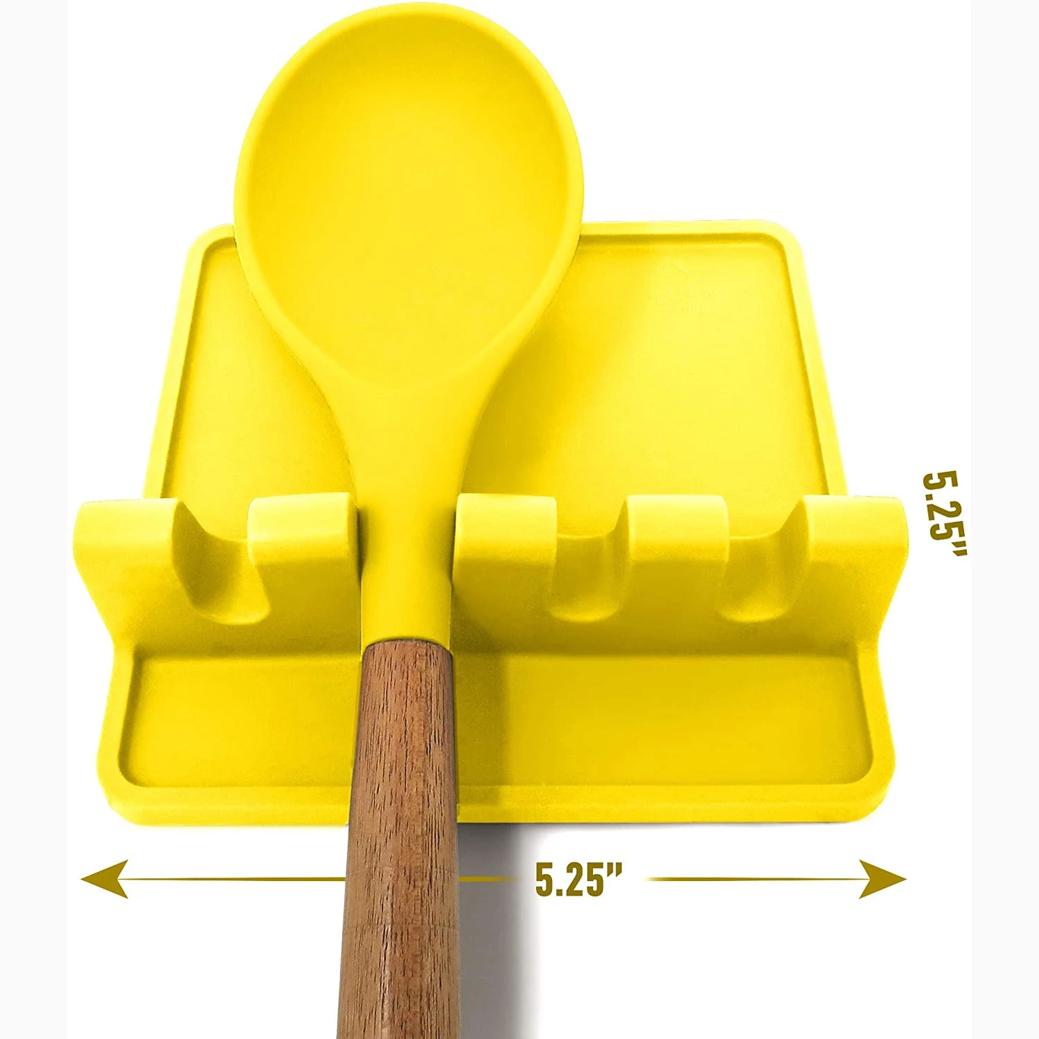 Silicone Utensil Rest with Drip Pad