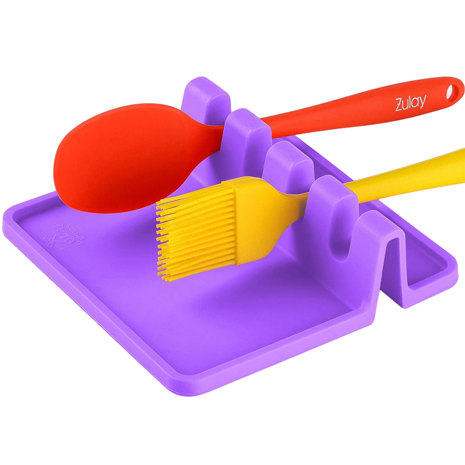 Silicone Utensil Rest with Drip Pad