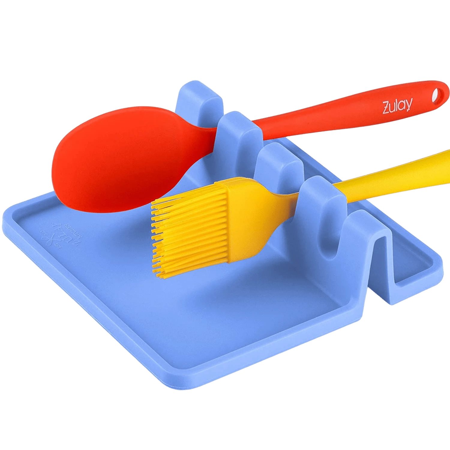 Silicone Utensil Rest with Drip Pad