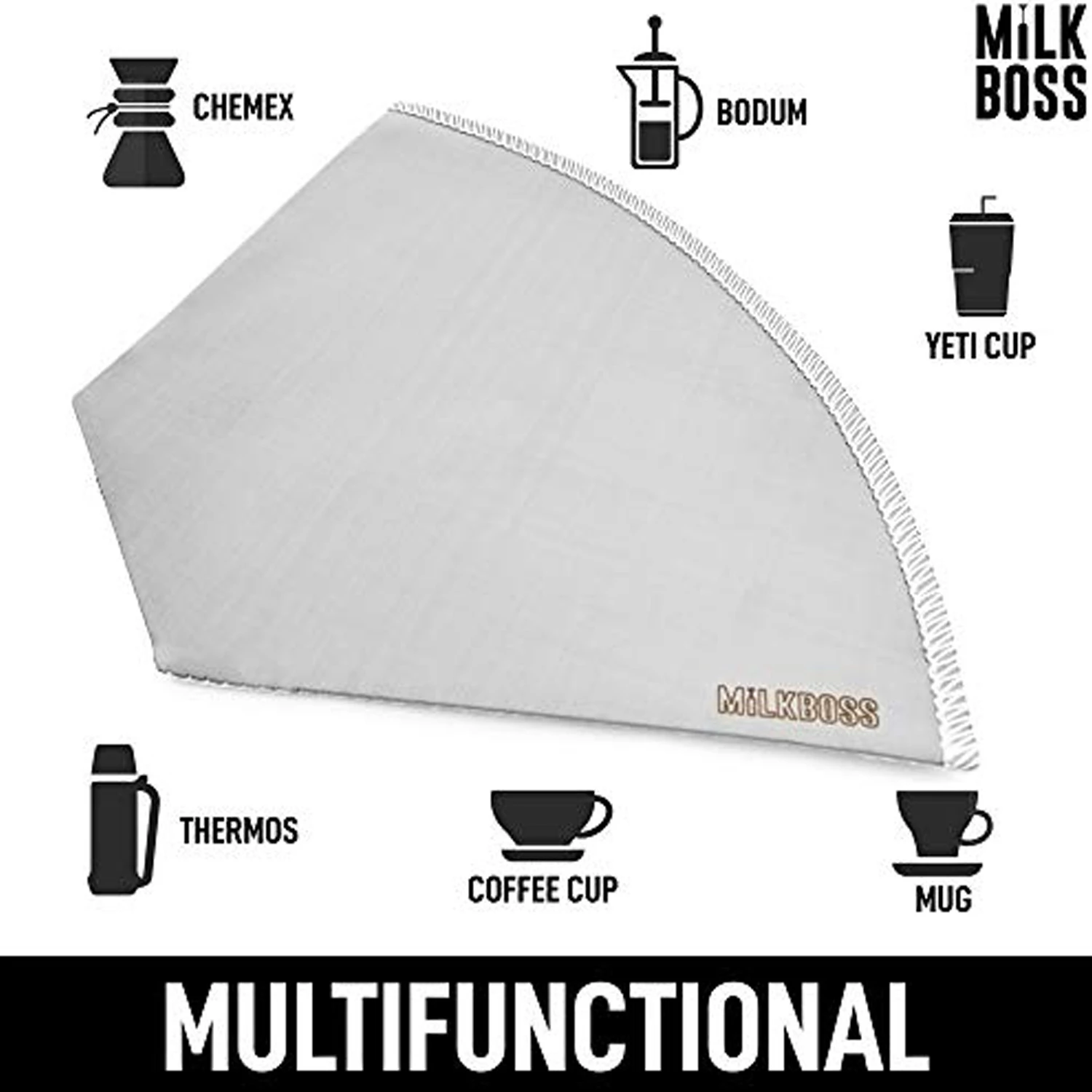 Milk Boss Reusable Coffee Filter - Filter #4