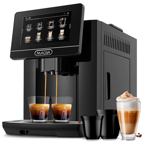 ZK Magia Super Automatic Coffee Machine - LUX - Black/Black