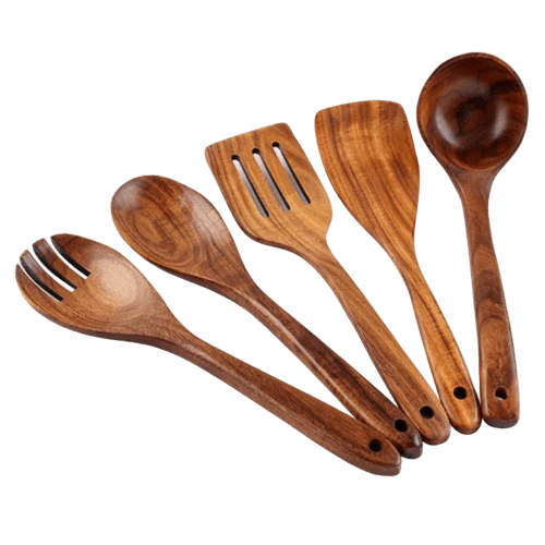 ZK Utensil Set Teak Wood - 7 Piece