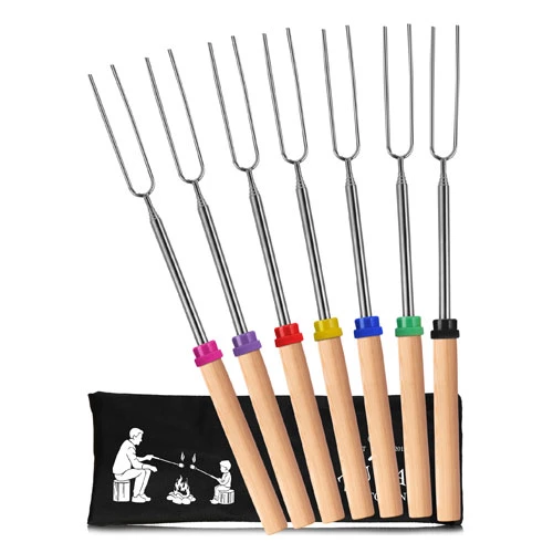 ZK Telescopic Marshmallow Roasting Sticks - 7 pack