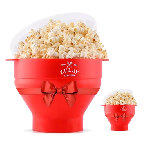 Retail - ZK Popcorn Popper - Silicone Red 