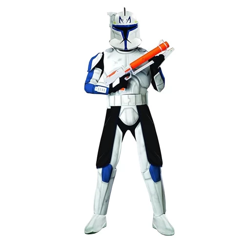 Rubie's Costumes Unisex Star Wars Animated Deluxe Clone Trooper Leader Rex Adult Costume